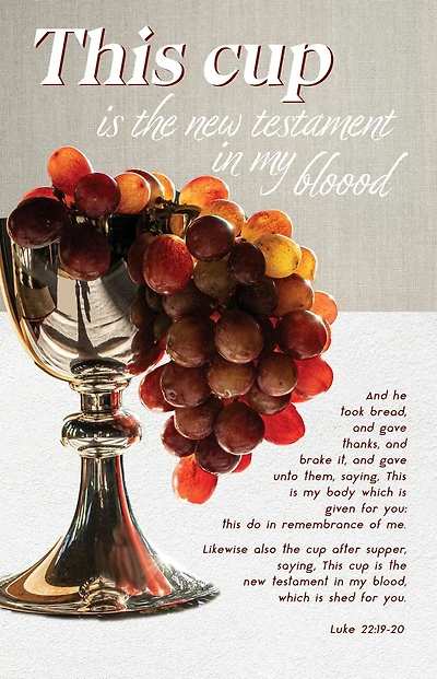 Communion Bulletin: This Do (Package of 100): Luke 22:19-20 (KJV)