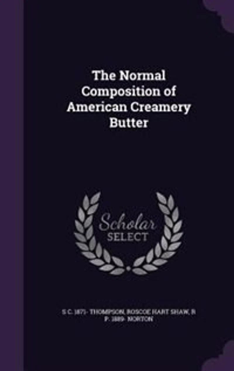 The Normal Composition of American Creamery Butter