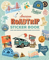 American Road Trip Sticker Book