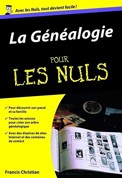 GENEALOGIE POUR LES NULS (POCHE)