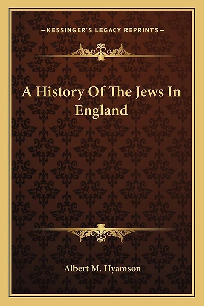 A History Of The Jews In England