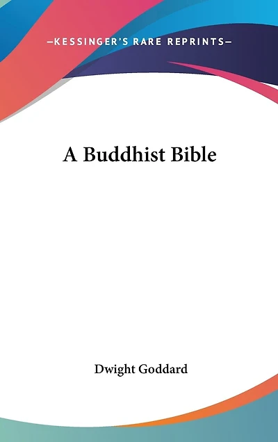 A Buddhist Bible