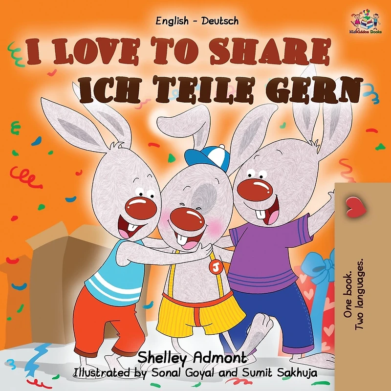 I Love To Share Ich Teile Gern: English German Bilingual Book
