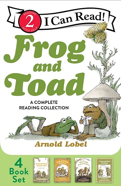 Frog and Toad: A Complete Reading Collection: Box Set of all 4 Books From the Classic Animal Friendship Adventure Series, Great for Growing Skills Early Literacy Development Kids [ages 4-8]