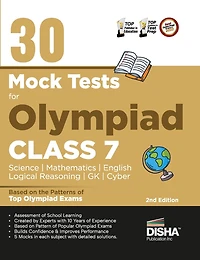 30 Mock Test Series for Olympiads Class Science, Mathematics, English, Logical Reasoning