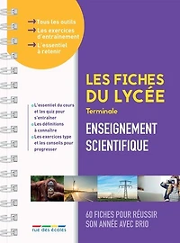Enseignement scientifique terminale: 60 fiches pour réussir son année avec brio