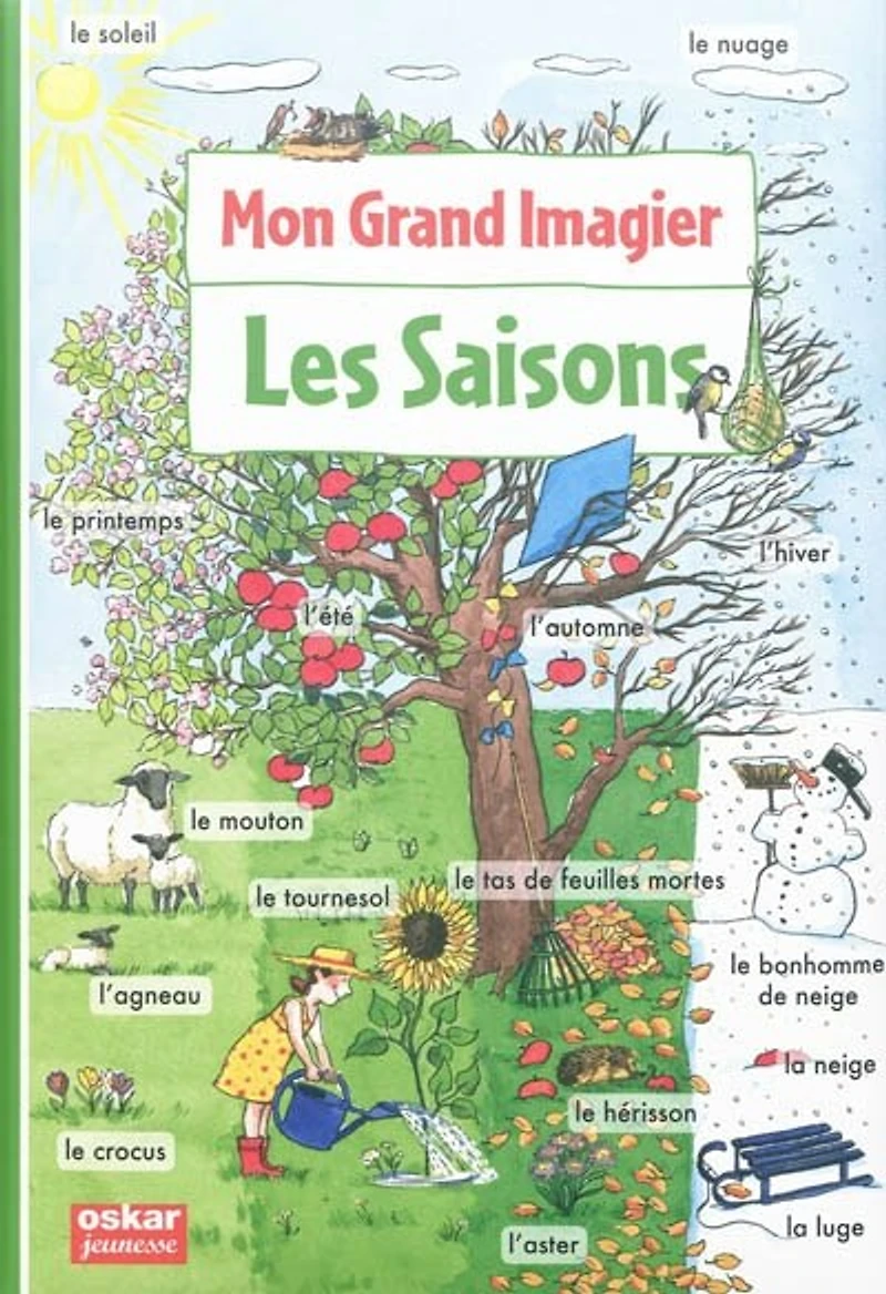 Mon grand imagier, Vol. 3. Les saisons