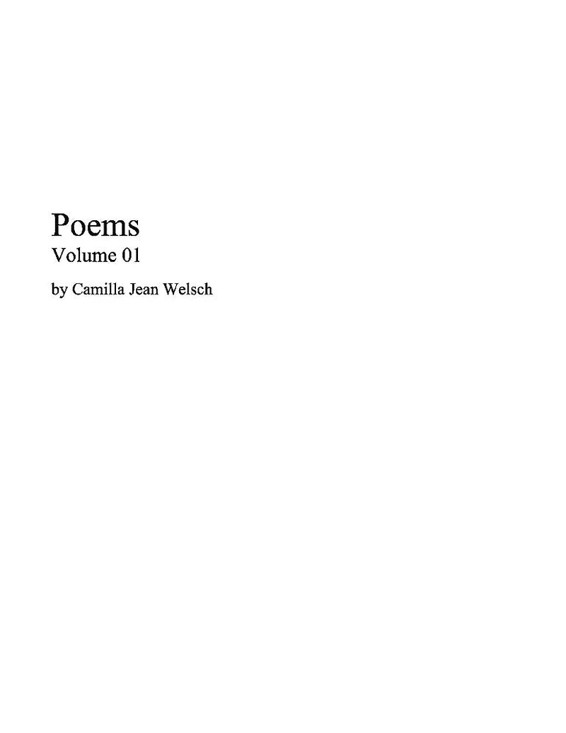 01 poetry book: camillajean.com