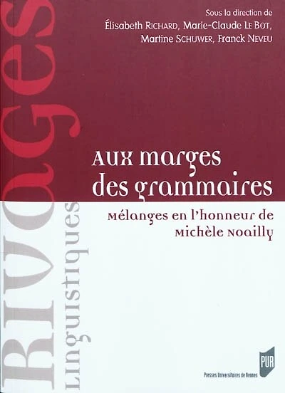 Aux marges des grammaires: mélanges en l'honneur de Michèle Noailly