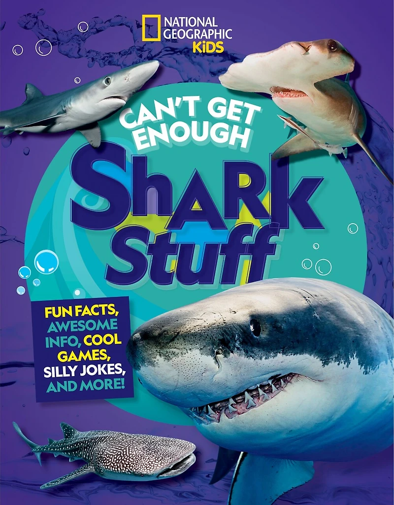 Can't Get Enough Shark Stuff: Fun Facts, Awesome Info, Cool Games, Silly Jokes, And More!