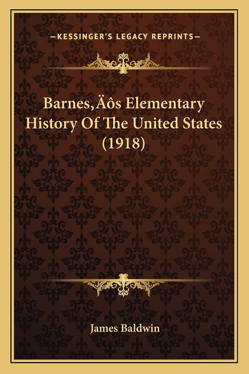 Barnes's Elementary History Of The United States (1918)