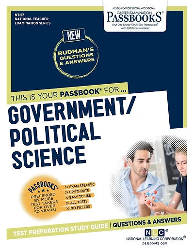 Government/Political Science (NT-57): Passbooks Study Guide