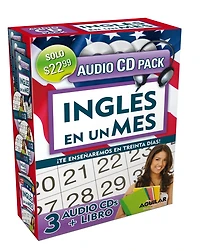 Inglés en 100 días - Inglés en un mes - Audio Pack (Libro + 3 CD's Audio) / English in 100 Days - English in a Month Audio Pack