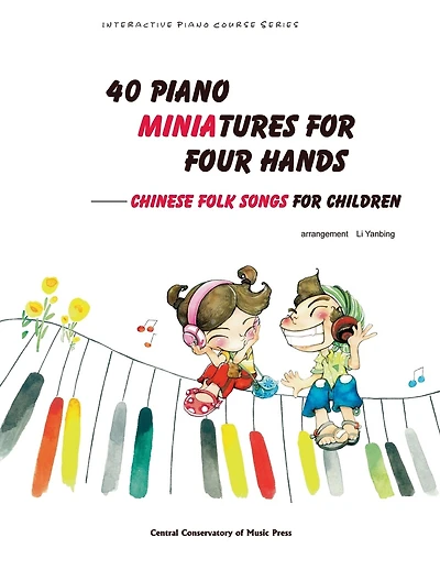 40 Piano Miniatures for Four Hands