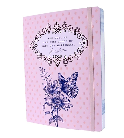Jane Austen: Best Judge of Your Own Happiness Softcover Notebook