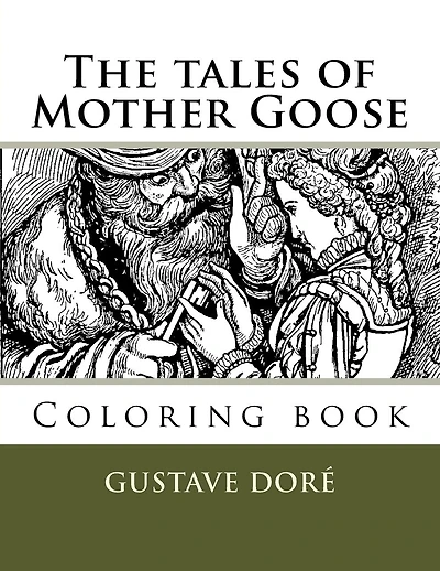 The tales of Mother Goose: Coloring book