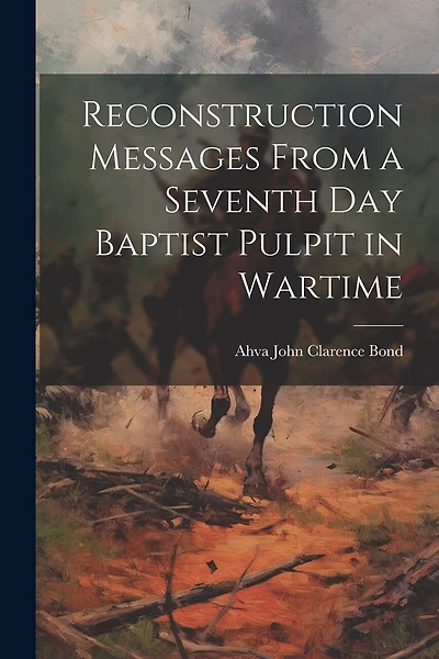 Reconstruction Messages From a Seventh Day Baptist Pulpit in Wartime