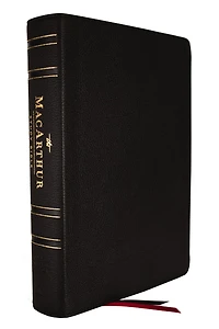 NASB, MacArthur Study Bible, Gray Hardcover, 1995 Text, Comfort Print: Unleashing God's Truth One Verse at a Time (Holy New American Standard Bible)