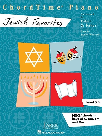 ChordTime Piano Jewish Favorites - Level 2B