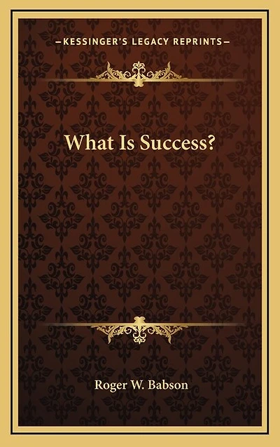 What Is Success?