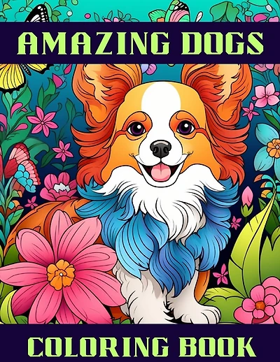 Amazing Dogs: Coloring Book