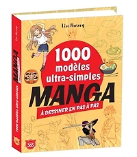 1.000 modèles ultra-simples: manga à dessiner en pas à pas