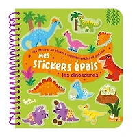 Mes stickers épais: les dinosaures