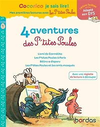 4 aventures des p'tites poules: niveau