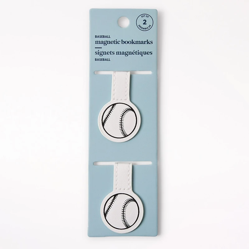 Set Of 2 Magnetic Bookmarks Golf Ball