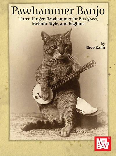 Pawhammer Banjo Three-Finger Clawhammer for Bluegrass, Melodic Style, and Ragtime