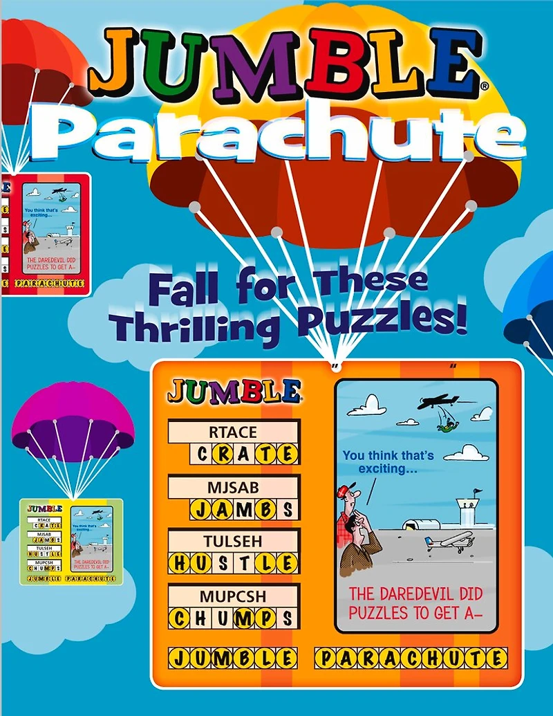 Jumble® Parachute: Fall For These Thrilling Puzzles!