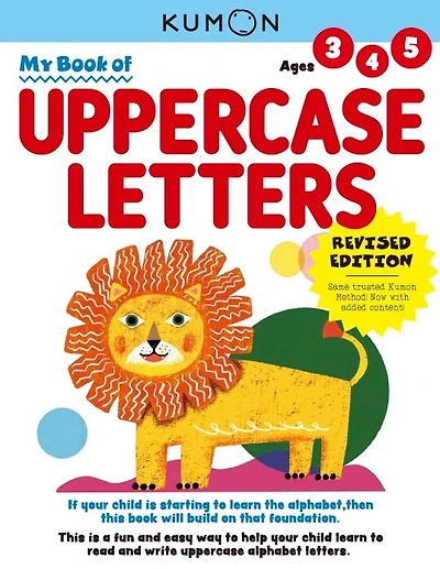 Kumon My Book of Uppercase Letters: Revised Ed