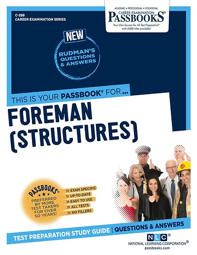 Foreman (Structures) (C-288): Passbooks Study Guide