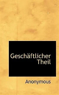 Geschäftlicher Theil