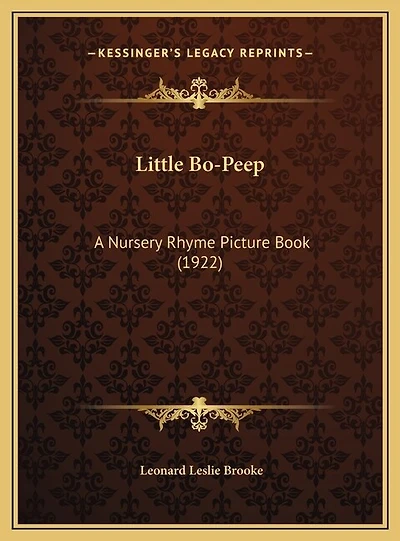 Little Bo-Peep: A Nursery Rhyme Picture Book (1922)