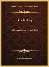 Little Bo-Peep: A Nursery Rhyme Picture Book (1922)