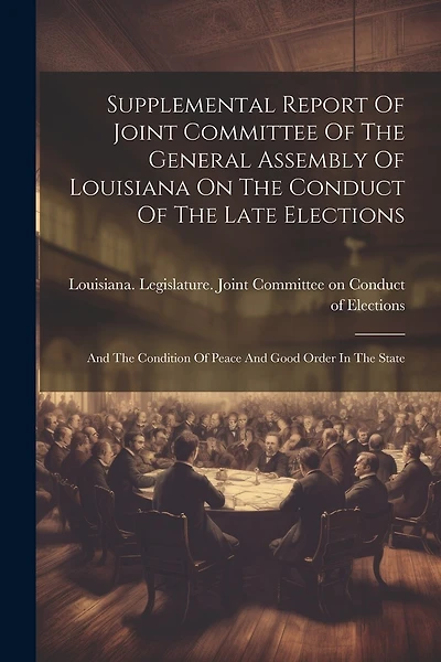 Supplemental Report Of Joint Committee Of The General Assembly Of Louisiana On The Conduct Of The Late Elections: And The Condition Of Peace And Good Order In The State