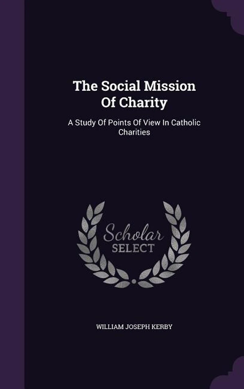 The Social Mission of Charity: A Study Points View Catholic Charities (Classic Reprint)