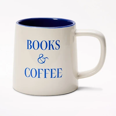 Books & Coffee Mug