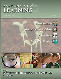 ACADEMY OF LEARNING Your Complete Preschool Lesson Plan Resource - Volume 4