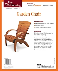 Fine Woodworking's Garden Chair Plan