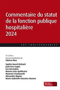 Commentaire du statut de la fonction publique hospitalière 2024