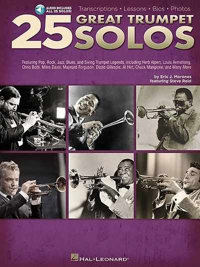 25 Great Trumpet Solos: Transcriptions * Lessons * Bios * Photos Book/online Audio