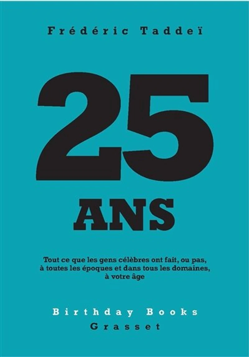 25 ANS: Tout ce que les gens célèbres ont fait, ou pas, à toutes époques et dans tous domaines, votre âge