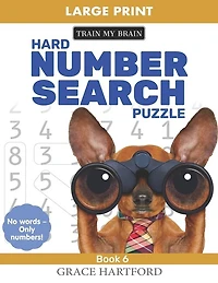 Hard Number Search Puzzle (Book 6)