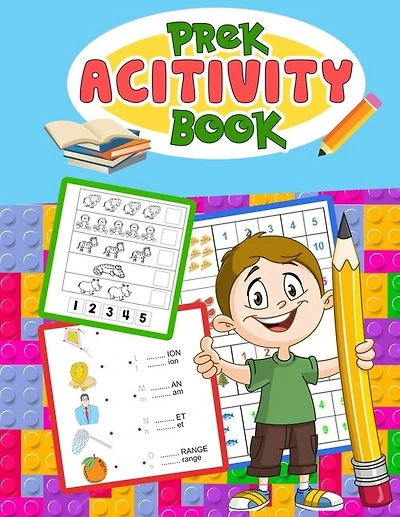 PreK Activity Book: Wonderful Activity Book For Preschool, PreK, Kindergarten