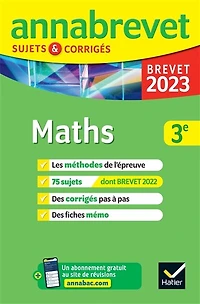 Maths 3e: nouveau brevet 2025