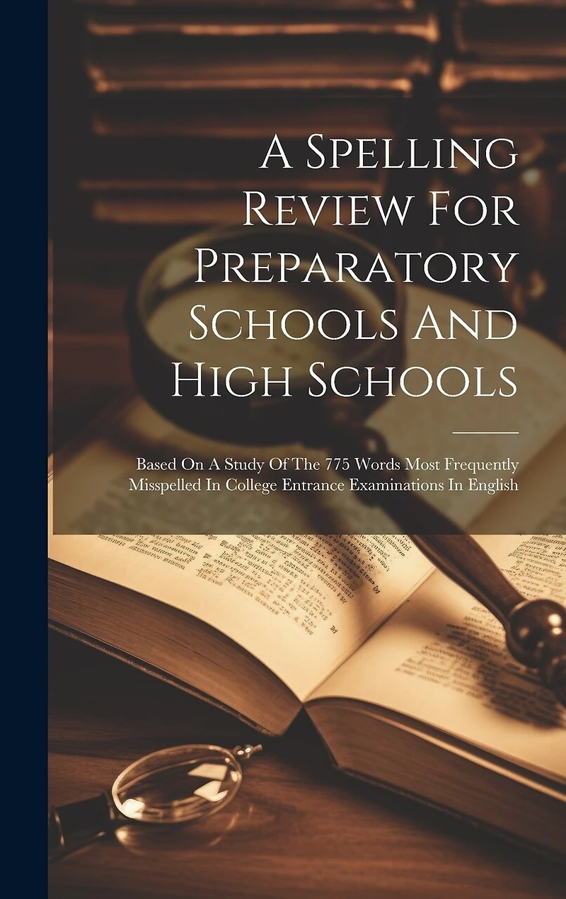 A Spelling Review For Preparatory Schools And High Schools: Based On A Study Of The 775 Words Most Frequently Misspelled In College Entrance Examinations In English