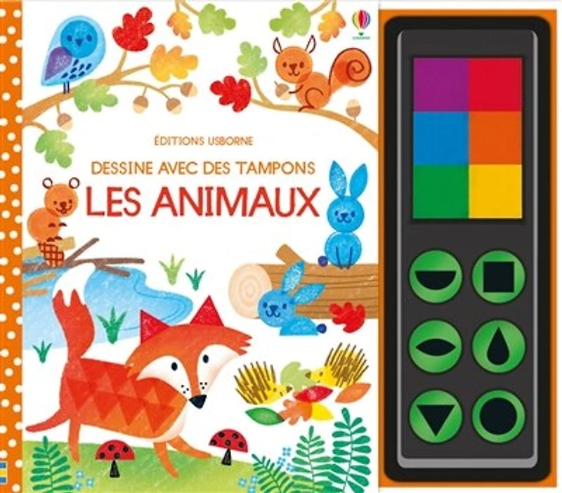 DESS.AVEC TAMPONS ANIMA: DESSINE AVEC...