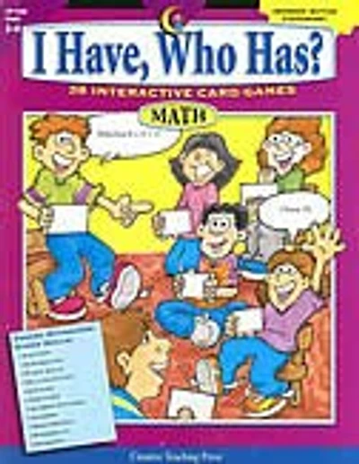 I Have, Who Has? Math, Grades 3-4: 38 Interactive Card Games